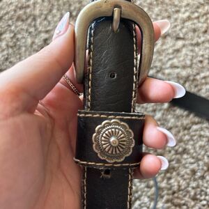 Unbranded Women's Brown and Black Belt